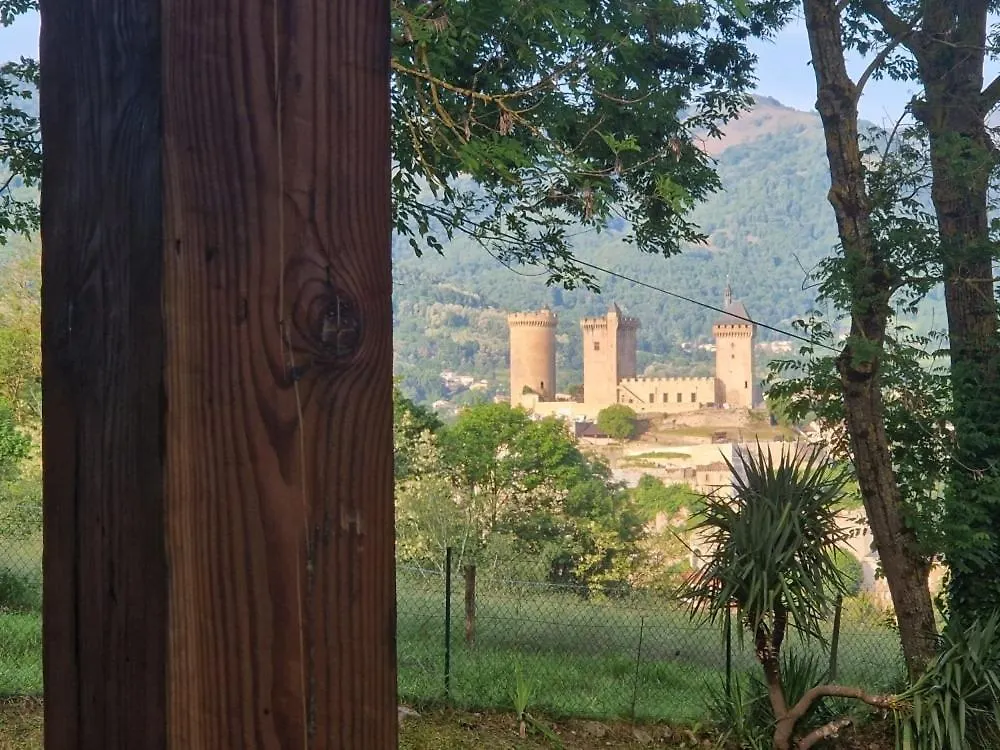 Chalet Gource Avec Vue Sur Le Chateau Foix Frankrike